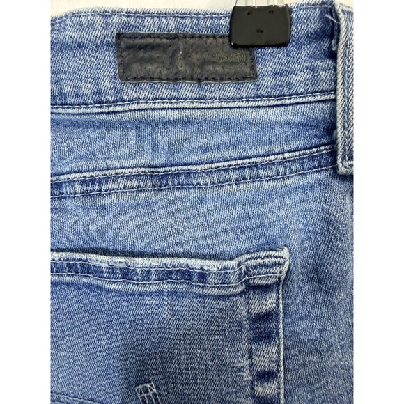 AG Adriano Goldschmied The Mari High-Rise Straight Leg Jeans In Medium Wash 31R - Picture 10 of 14